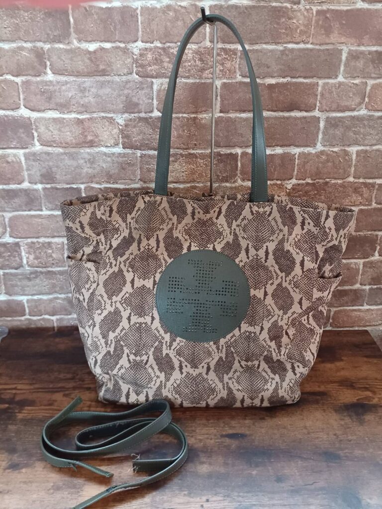 トリバーチ　トートバッグ　ハンドル交換