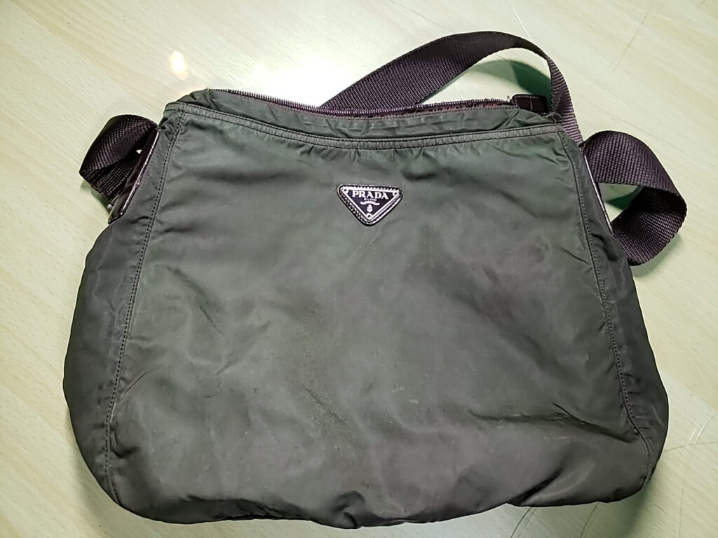 コルサ　プラダ　ナイロンバッグ　ファスナー交換　カルテ