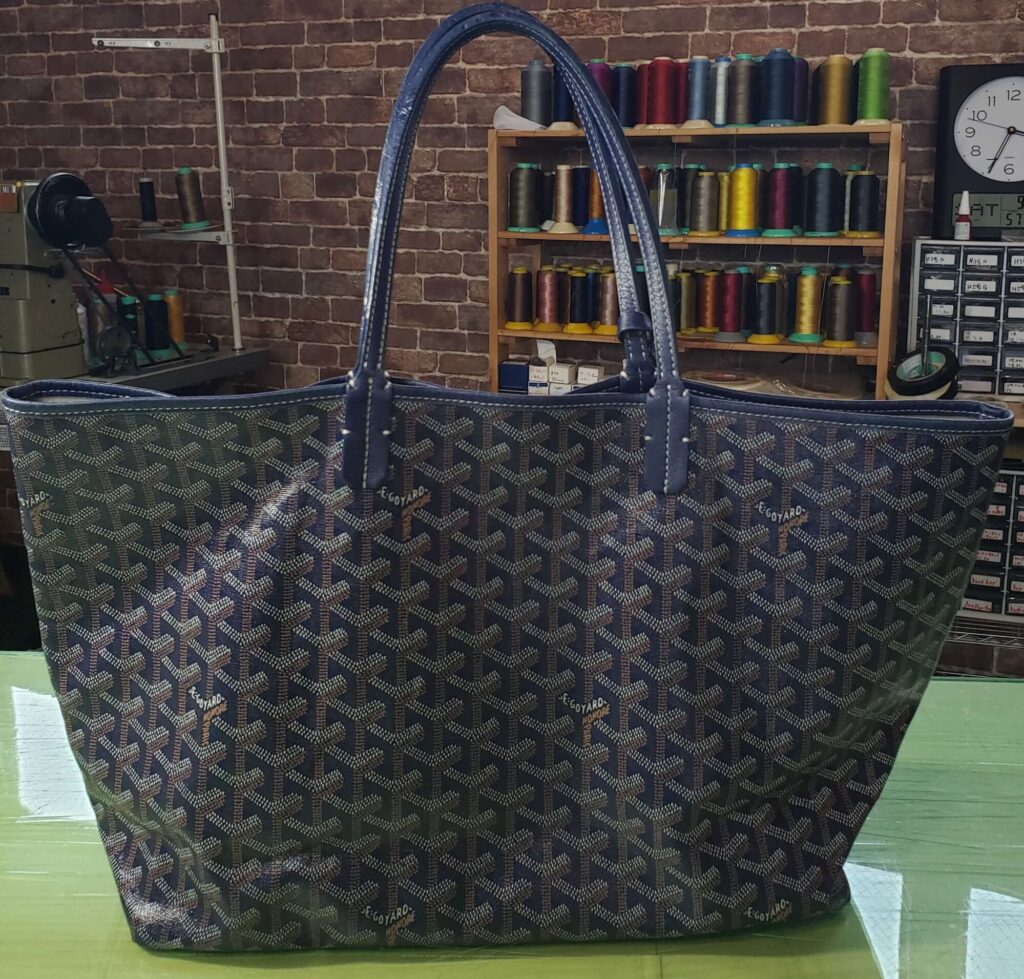 ゴヤール　サンルイ　バニッシュ再塗装　カルテ