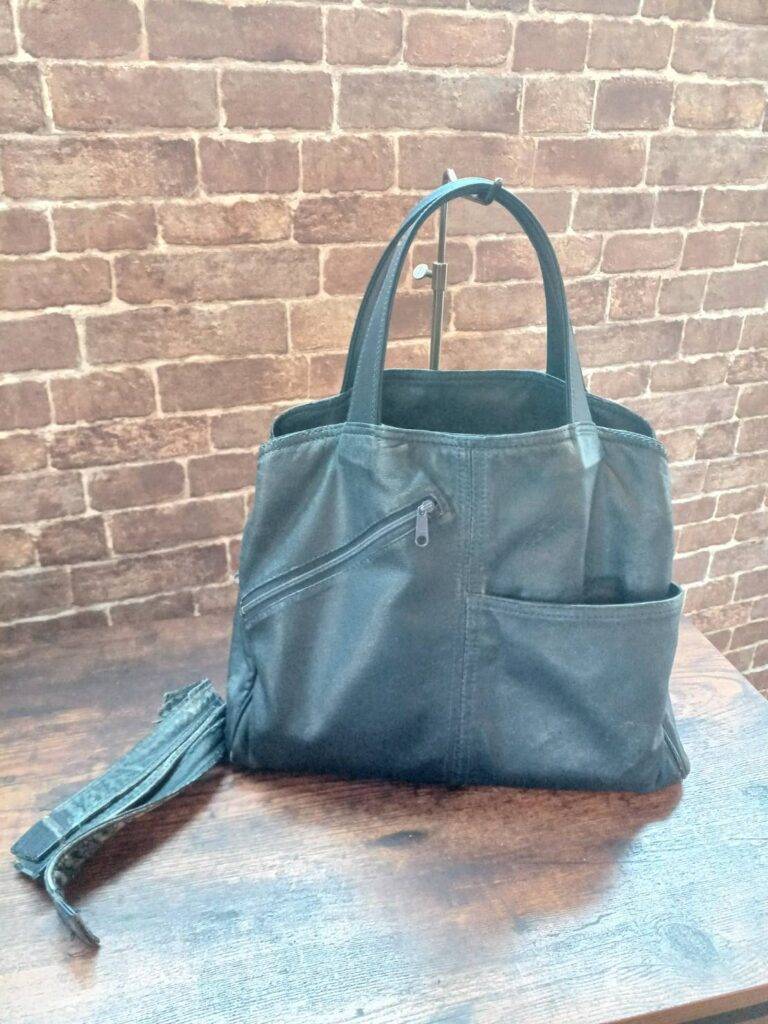 レザーバッグ　持ち手再作成　持手交換