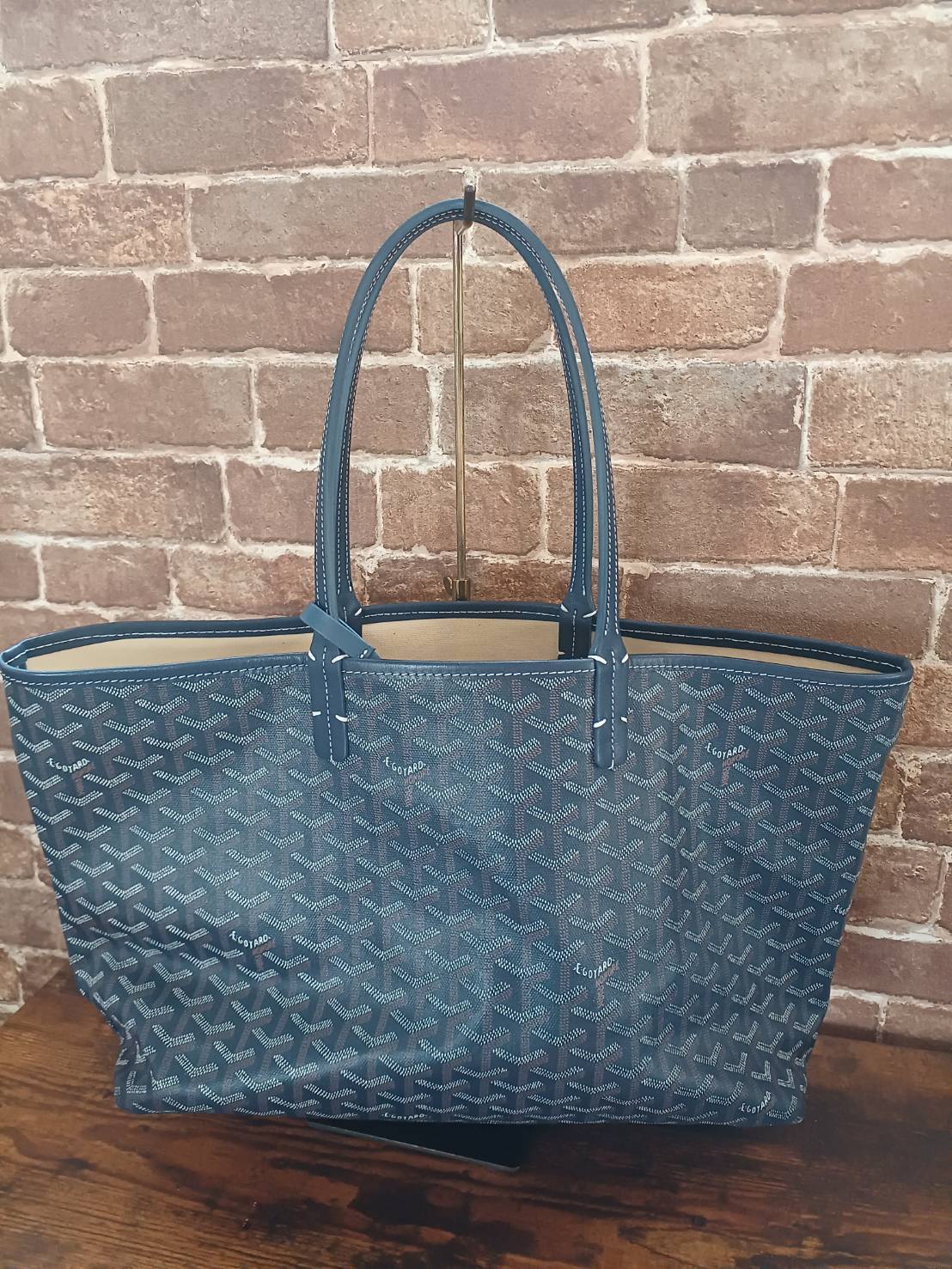 ゴヤール(GOYARD)サンルイPM　ハンドル交換＋口元バインダー交換