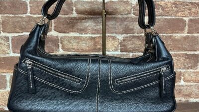 トッズ(TOD’S)レザーワンショルダーバッグ　修理事例